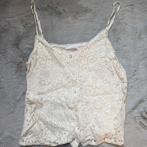 Camaieu Lace Tank Top